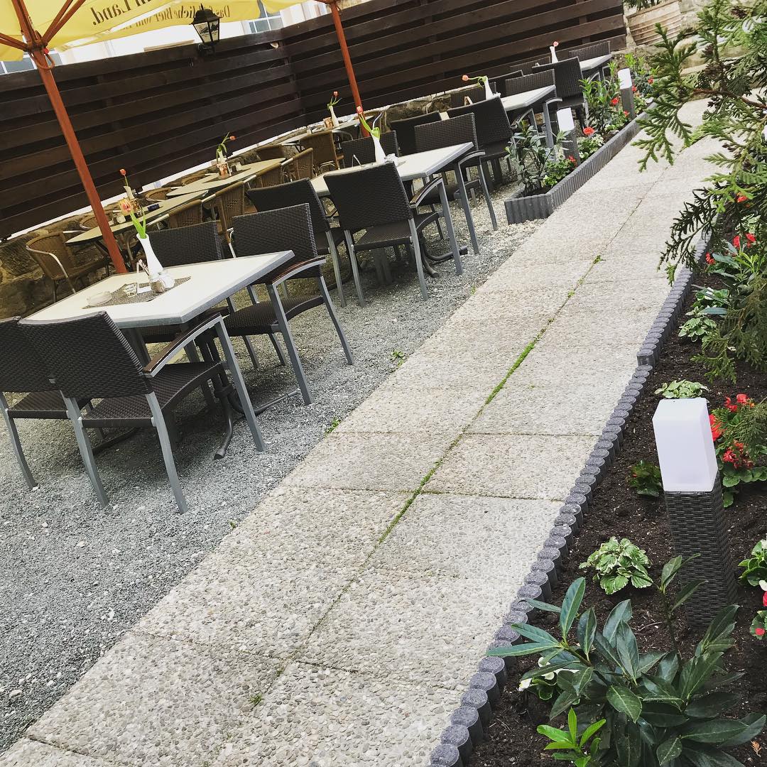 Aussensitzplätze Restaurant Taverne Plateia Lichtenfels www.schlemmerbox24.de