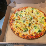 Pizza Brokkoli haehnchen sauceHollandaise Saray arnstadt netto 150x150