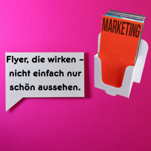 Flyer-Design für Restaurants mit Logo und QR-Code